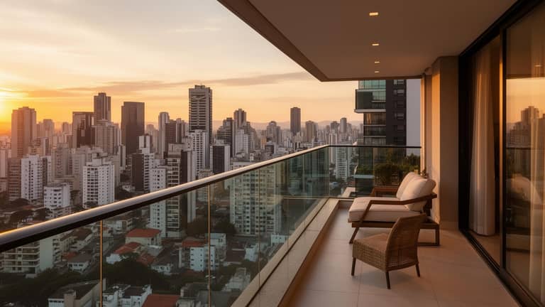 Skyline de Curitiba — apartamentos na planta